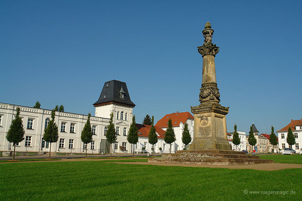 Der Marktplatz von Putbus